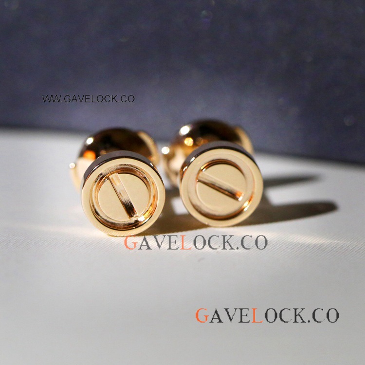 Copy Cartier Love Classique Earring Gold Earrings